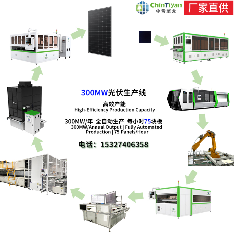 100-300MWtopcon光伏组件生产线