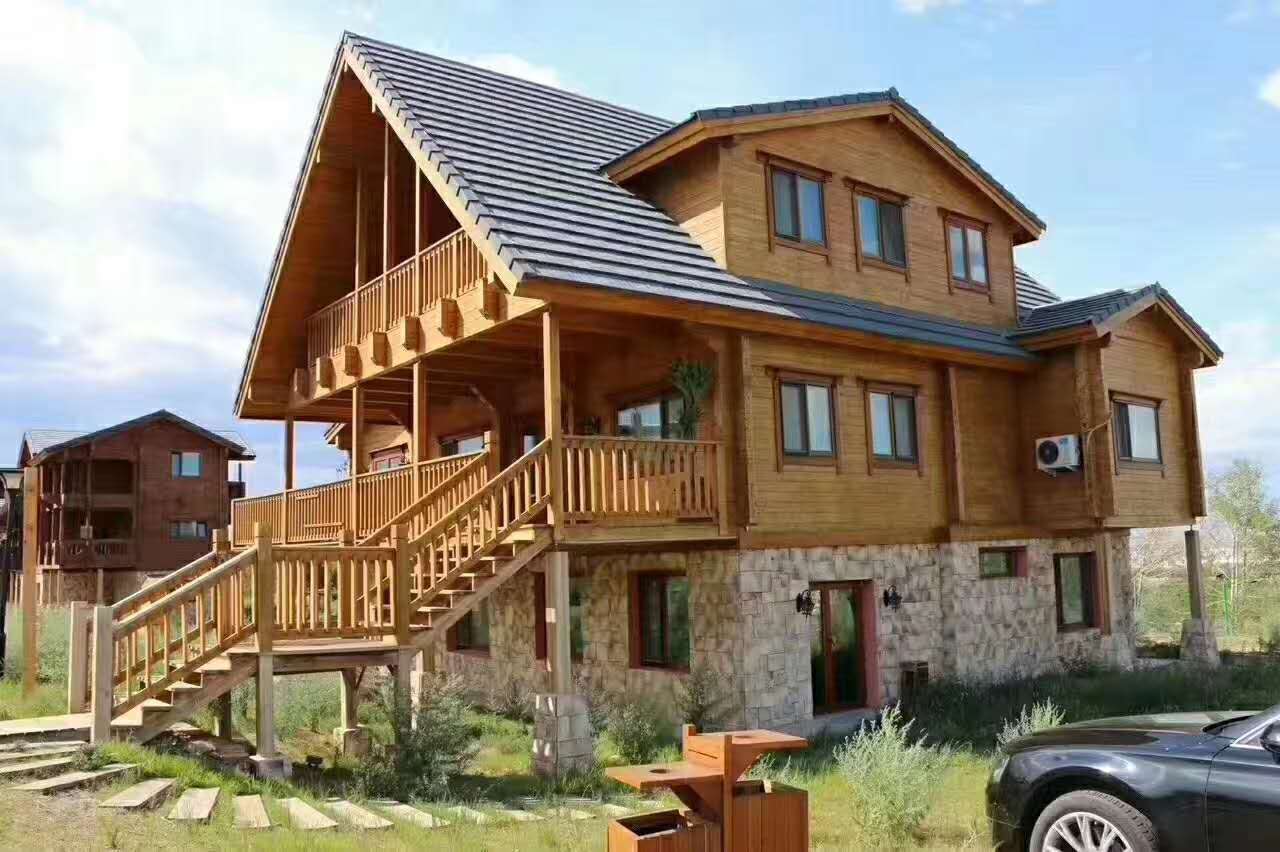 三仕爵防腐木户外木屋多少钱.防腐木木屋别墅批发.防腐木木屋厂商
